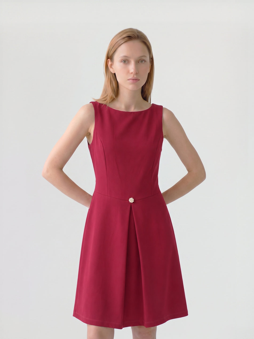 Vestido Mujer Josefina con Tabla Rojo Ludovica