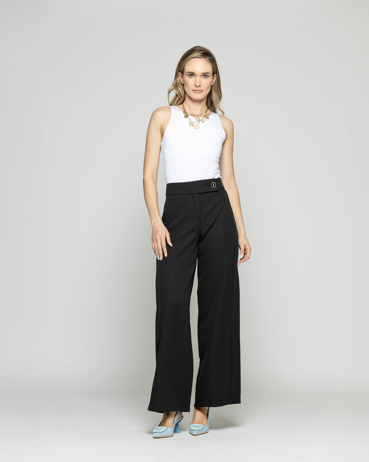 Body Mujer Lantana Escote Redondo Sin Mangas Blanco Ludovica