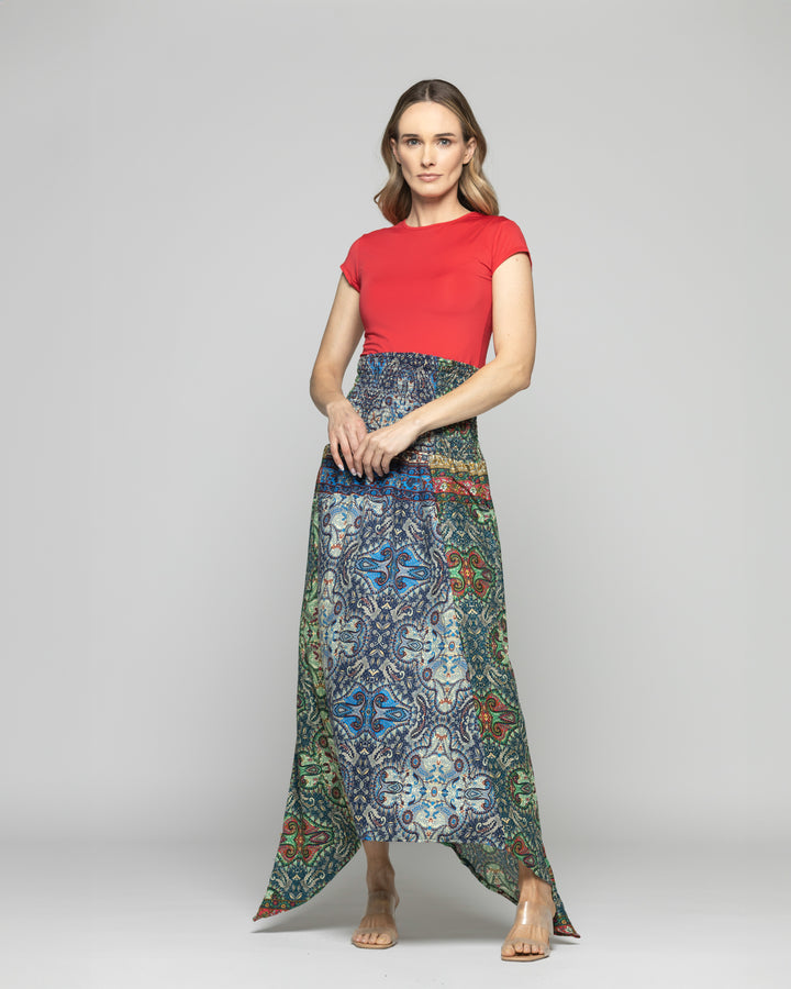 Body Mujer Ursinia Escote Redondo Manga Corta Rojo Ludovica