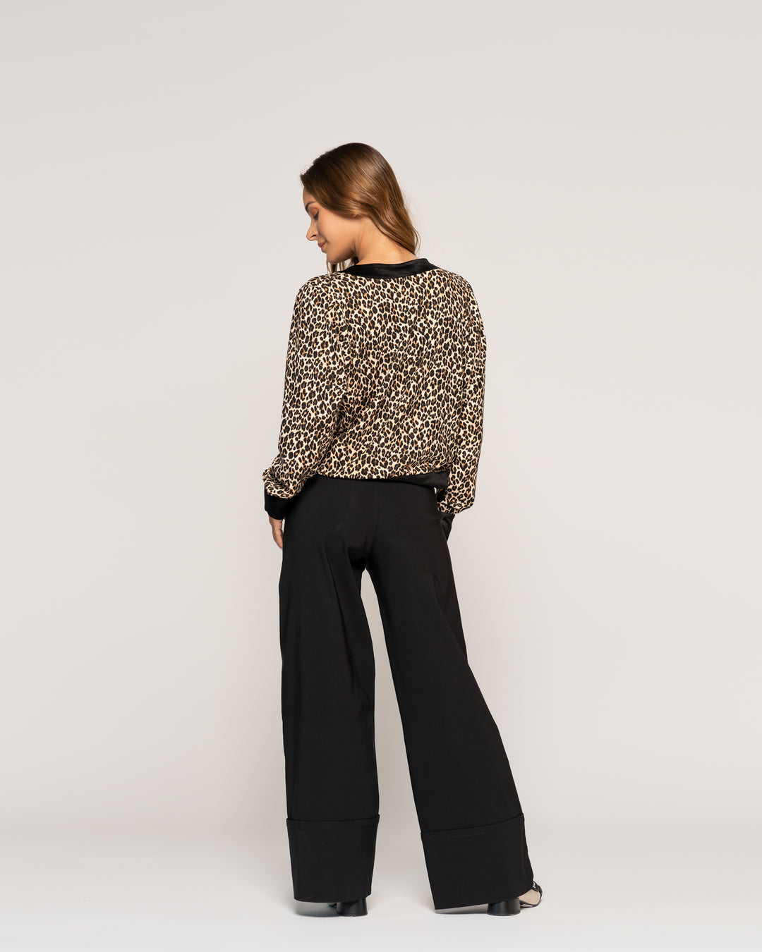 Sweater Manuela Chita Animal Print Relaxed Fit Ludovica