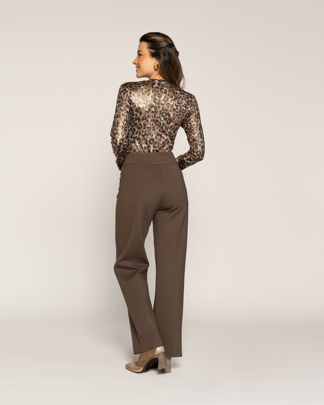 Body Animal Print Ajustado Moka Ludovica