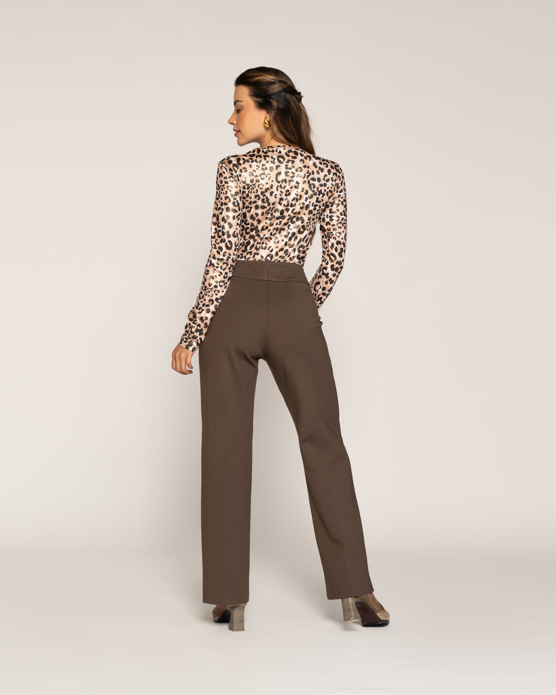 Body Mujer Animal Print Ajustado Ludovica