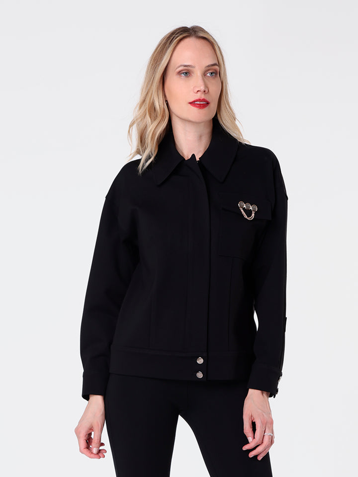 Chaqueta Margarita Negra Ludovica