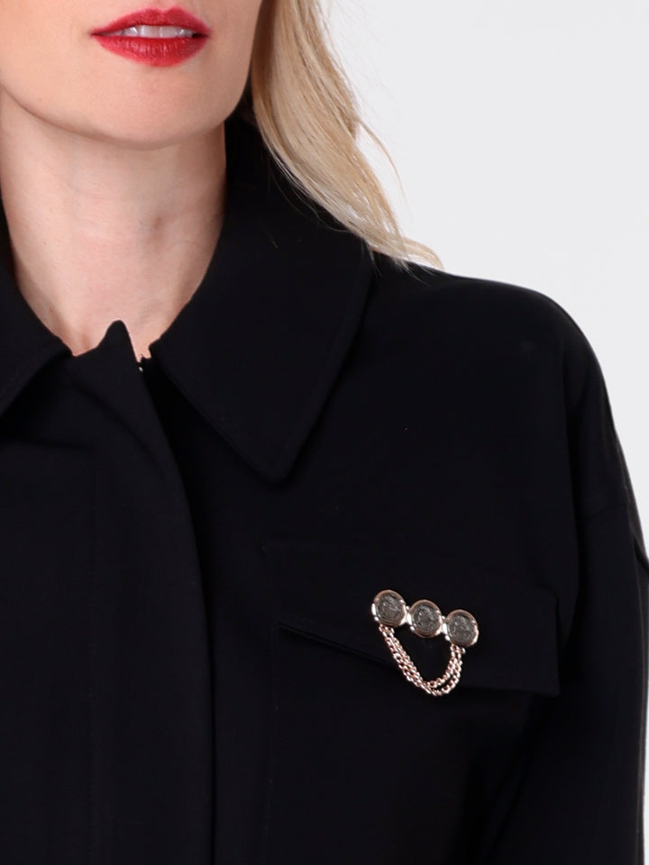 Chaqueta Margarita Negra Ludovica