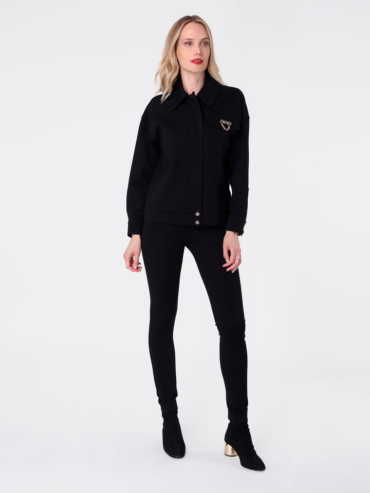 Chaqueta Margarita Negra Ludovica