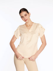 Blusa Begonia Nude Ludovica