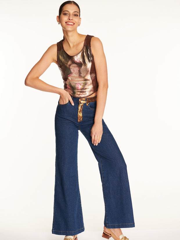 Jeans Azucena Dark Blue Ludovica