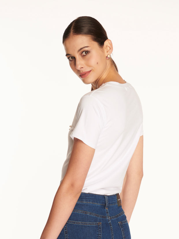 Polera Jacinto Blanco Ludovica