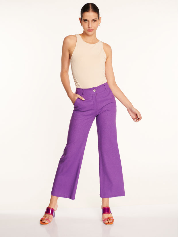Pantalón Orquidea Violeta Ludovica