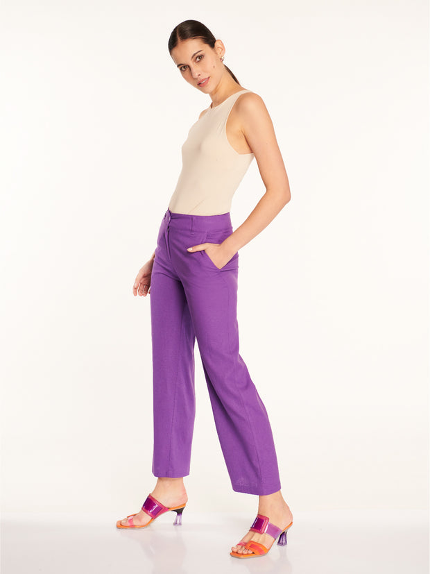 Pantalón Orquidea Violeta Ludovica